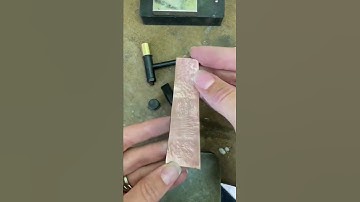 Texturing hammer #texturingcopper #handmadejewelry