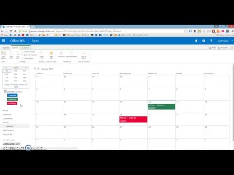 Color-Coding SharePoint 2010, 2013 or SharePoint Online Calendars