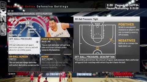 NBA 2k19 | Defense settings