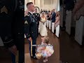 Soldier Dad CRIED When Flower Girl Asked This Question! 😢🎖️👧