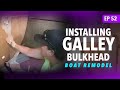 Installing galley bulkhead how to install a bulkhead on your boat