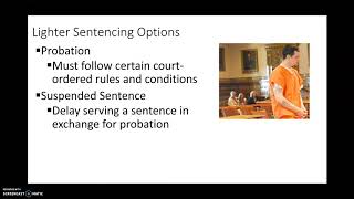 Sentencing and Punishment 1 of 2