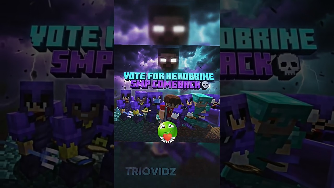 vote for herobrine smp #subscribe #freefire #herobrinegamerz #tachnoblade #technogamerz #gaming