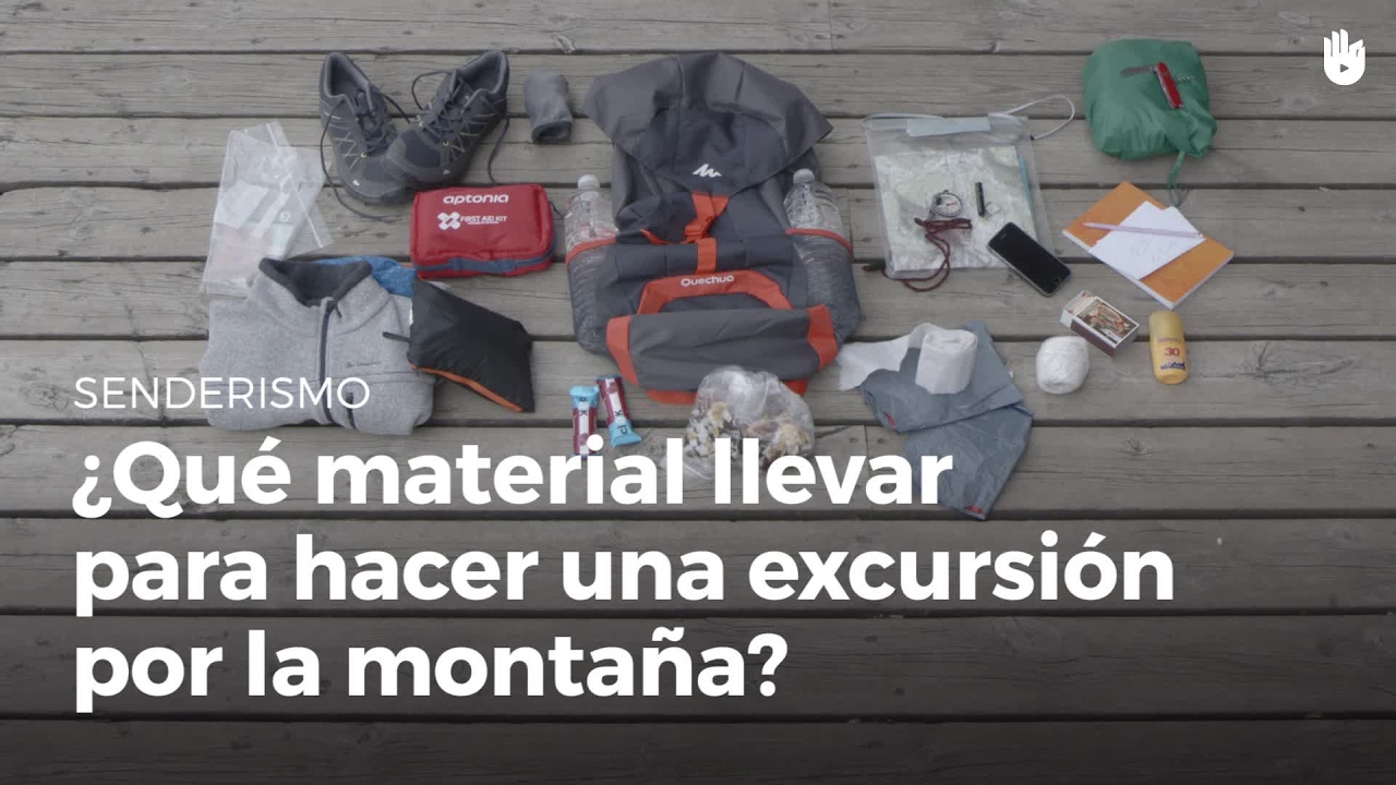 Material senderismo