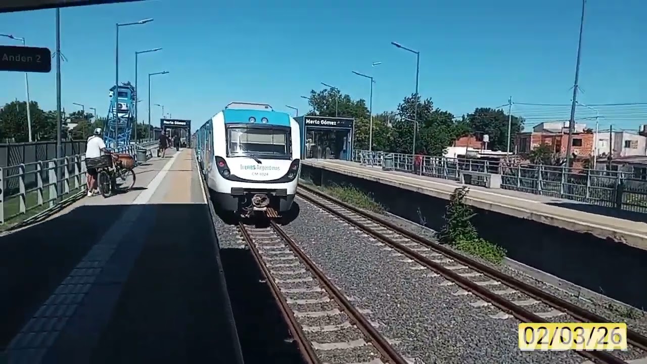 #Ferrocarril Belgrano Sur M, estación Merlo Gomez Km 25,8. Ubicada en #Morón, al límite con #Merlo. 