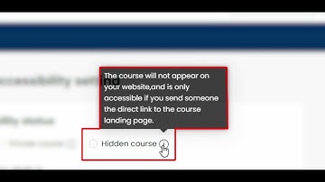 How to change your course accessibility status  All-in-one online course platform I EzyCourse