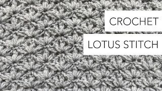The Traveling Seasons Crochet Afghan Square #3: Lotus Stitch