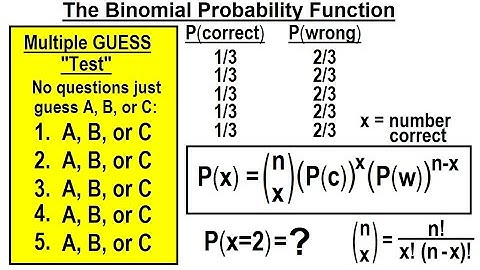 Statistics: Ch 5 Discrete Random Variable (18 of 27) The Binomial Probability Distribution