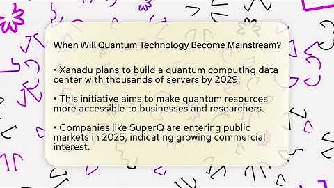 When Will Quantum Technology Become Mainstream? | Quantum Tech Explained News