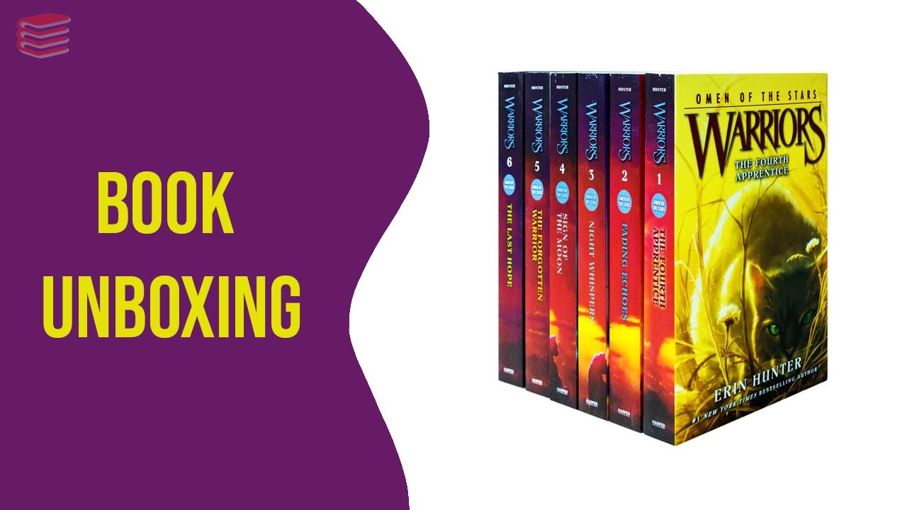 Warrior Cats Series 4: Omen of the Stars 6 Books Box Set Coll by Hunter,  Erin 9780062268877