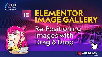 DRAG & DROP to adjust images in image gallery for ELEMENTOR. #elementor