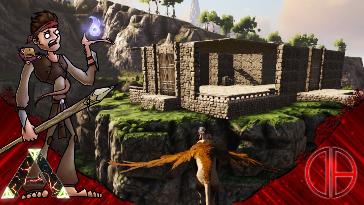 "BUILDING OUR FIRST HOUSE, WIND TURBINES, & ICHTHYORNIS TAMING" - ARK RAGNAROK #8