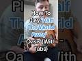 How To Play 'Half The World Away' By Oasis In Under 60-seconds! 🎸