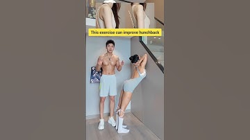 Simple posture correction technique to prevent hunching over & forward head posture using a wall