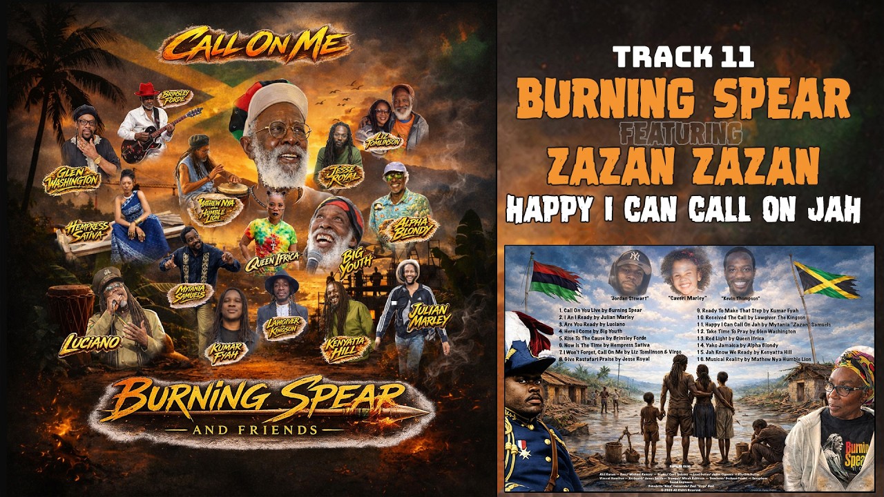 Burning Spears Alan Barn アラン　バーン Burning Spear feat. Zazan Zazan - Happy I Can Call On Jah