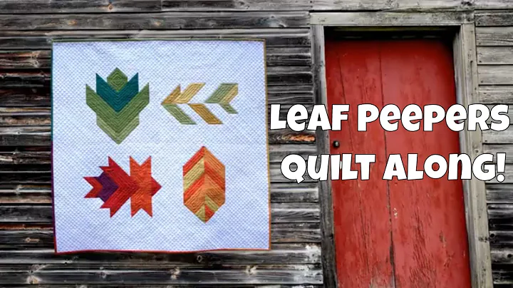 New Leaf Peepers Quilt Along with Leah Day and She...