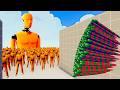 100x CRASH TEST DOLL + 1x GIANT vs 1x EVERY GOD Totally Accurate Battle Simulator TABS