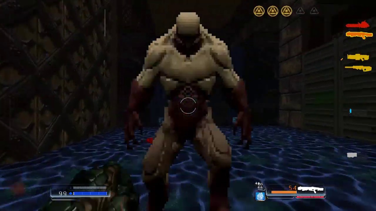 Doom II test playing D4TCrucible SE v2 with Eviternity