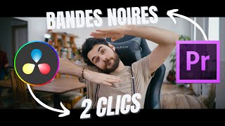 DES BANDES NOIRES EN 2 CLICS !!! Davinci Resolve 18