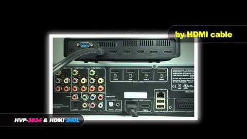 [DigitalZone] Cable Connection - HVP 3034&HDMI240L
