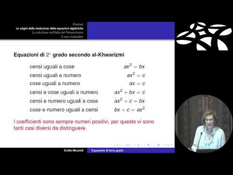 L’equazione di terzo