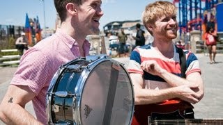 Behind the Scenes at Jukebox the Ghost's "Somebody" Video Shoot With Jesse