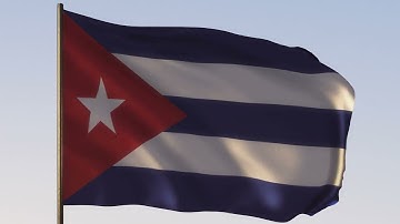 Cuba Flag | Bandera de la República de Cuba | ROYALTY FREE [4K] 20 SEC LOOP