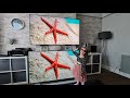 QLED vs OLED real world brightness,reflection & viewing angle test.