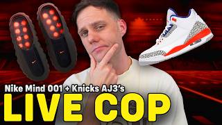 LIVE COP: NIKE MIND SLIDES & AIR JORDAN 3 KNICKS PREORDER?
