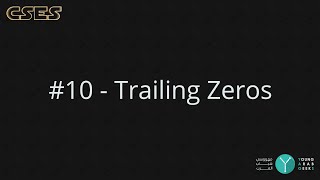 CSES - #10 - Trailing Zeros - YAGS