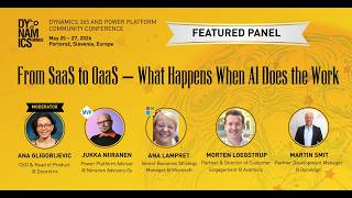 DynamicsMinds 2026 – Panels – From SaaS to OaaS – What Happens When AI Does the Work
