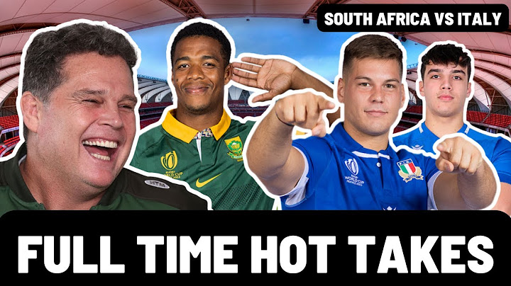FULL TIME HOT TAKES | SOUTH AFRICA vs ITALY | 2nd TEST