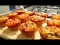 PIZZA CUPCAKES / Una receta deliciosa y muy fàcil para botanear