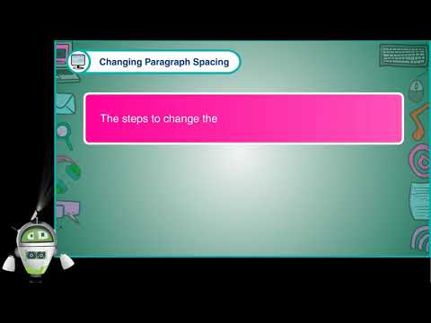 Changing Paragraph Spacing | Computer Class 5
