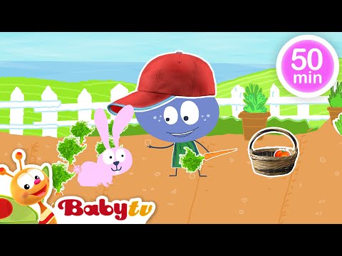 Vegetable Garden 🍅​🥒​+ More Best Episodes, Kids Songs & Rhymes | Videos for Toddlers @BabyTV