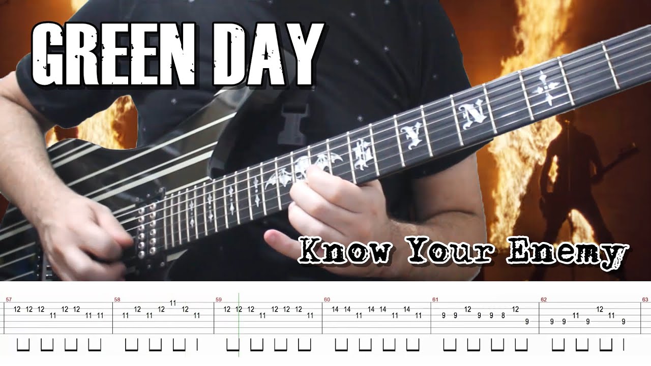 Green Day   Know Your Enemy Guitar Cover  TABS