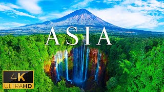 FLYING OVER ASIA (4K Video UHD) - Calming Piano Music With Beautiful Nature Video For Relaxation