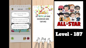 Brain Test All Star Level 187 Stop her crying.