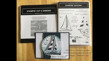 Mystery Monday Video - July 28-2025 - Sunrise Sailing Flap Card