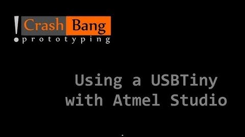 Using a USBTiny Programmer with Atmel Studio