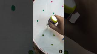 Green and Pearl combo patch work design #aari #patch #design