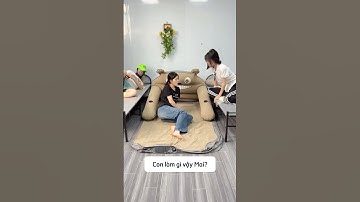 Cô bé thích nằm ngủ dưới đất, nhưng sau đó? #shorts