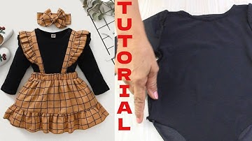 Lindo Jumper para niñas , fácil de confeccionar ara niña de dos años.