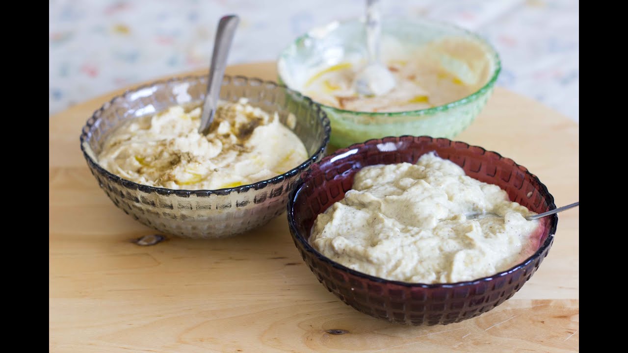 Hummus, Tehina e Babaghanoush [Cucina Israeliana Tradizionale]