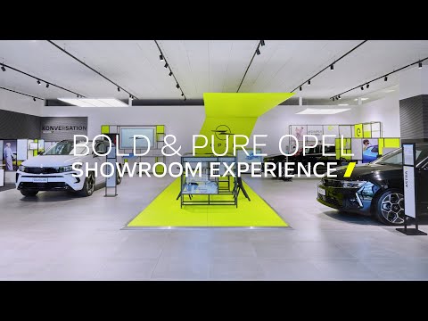 Bold and Pure: New Opel Showroom Experience