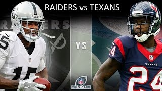 Oakland raiders vs houston texans | 01/07/2017 nfl 2016/2017 wild card