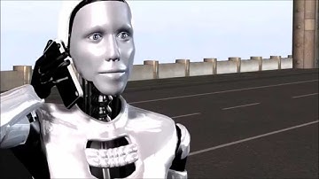 Robots discuss the Three laws of Robotics