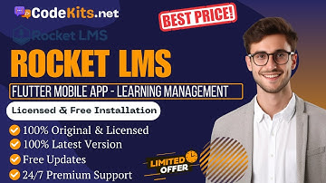 [Latest & Original] Rocket LMS Flutter Mobile App - LM System for Android and iOS  (Lowest Price)