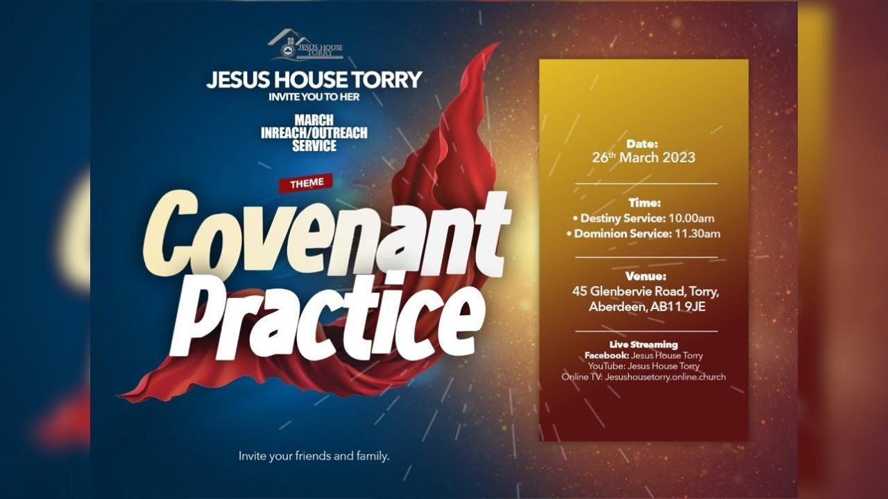 Destiny and Dominion Service Covenant Practice (26th March 2023