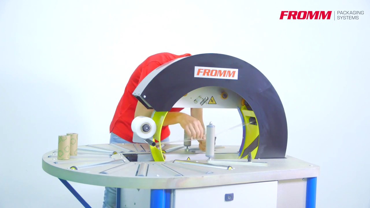 電線膠膜纏繞機FVA50，適用電線、電纜、鋼絲等環形物體的最佳選擇！